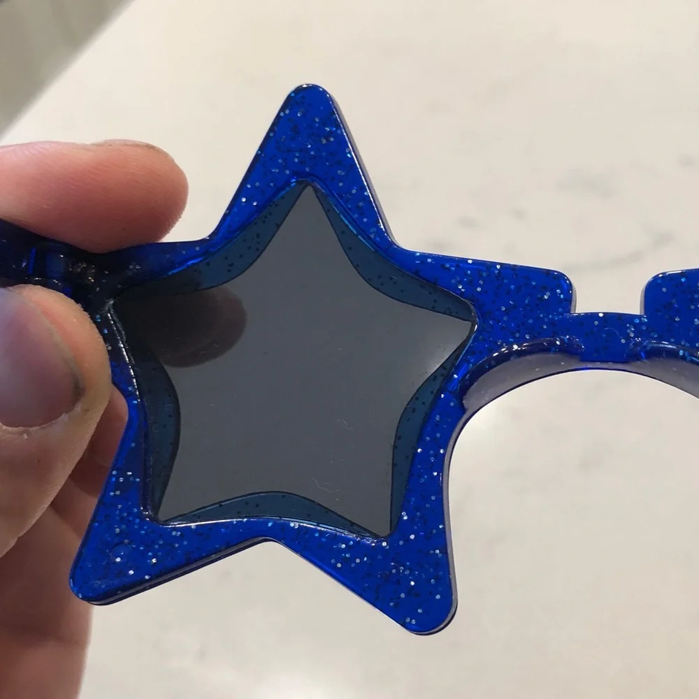 Star-Shaped Blue Sunglasses